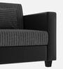 Baley Fabric 1 Seater Sofa In Lama Black Colour