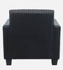 Baley Fabric 1 Seater Sofa In Lama Black Colour