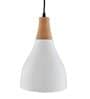 Baley White Metal Hanging Light