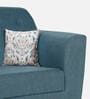 Bali Fabric 1 Seater Sofa in Blue Colour