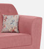 Bali Fabric 1 Seater Sofa in Pink Colour