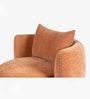 Balish Barrel Revolving Chair In Walnut Finish