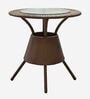 Ballarat Wicker Table And Chair Set In ( With 2 Chairs ) Brown Finish