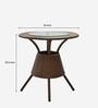 Ballarat Wicker Table And Chair Set In ( With 2 Chairs ) Brown Finish