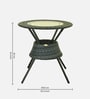 Ballarat Wicker Table And Chair Set ( With 2 Chairs ) In Grey Finish