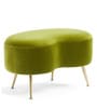 Ballared Seating Stool In Dark Apple Green Colour Colour