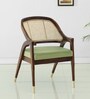 Calvary Sheesham Wood Arm Chair In Provincial Teak Finish with Cane Mesh