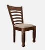 Bally Solid Wood 6 Seater Dining Set in RT Medium Brown Finish