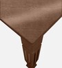 Bally Solid Wood 6 Seater Dining Set in RT Medium Brown Finish