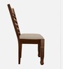 Bally Solid Wood 6 Seater Dining Set in RT Medium Brown Finish