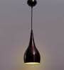Manila Balon Brown Metal Hanging Light