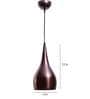 Manila Balon Brown Metal Hanging Light
