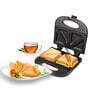 Baltra Serve Sandwich Maker with 2 Slice pocket panel 750 Watt (Black)