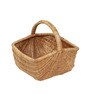 Bamboo Basket for Storage | Bamboo Tray, Bamboo Basket Bathroom | Bamboo Storage Baskets for Wardrobe With Top Handle (Large (37 x 20 x 20 CM))
