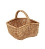 Bamboo Basket for Storage | Bamboo Tray, Bamboo Basket Bathroom | Bamboo Storage Baskets for Wardrobe With Top Handle (Large (37 x 20 x 20 CM))