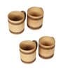 Beige Bamboo Handmade (Set of 4) Coffee Mug
