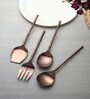 Bamboo Elegance Rose Gold Serving Set Bamboo Elegance Rose Gold Serving Set