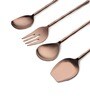 Bamboo Elegance Rose Gold Serving Set Bamboo Elegance Rose Gold Serving Set