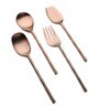 Bamboo Elegance Rose Gold Serving Set Bamboo Elegance Rose Gold Serving Set
