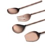 Bamboo Elegance Rose Gold Serving Set Bamboo Elegance Rose Gold Serving Set