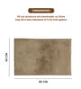 Bamboo Fiber Anti Skid Bathroom Door Mat and Bath Mat for Wet Area Protection