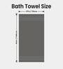 Grey Cotton 400 GSM Bath Towel