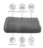 Grey Cotton 400 GSM Bath Towels Set of 2