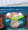 Bamboo Solid Wood Outdoor Coffee Table in Multi Colour