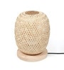 Bamboo Table Lamp | Bamboo Stylish Table Lamp | Cane Table Lamp, Beige (Design 01)