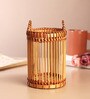 (1Pc) Brown Bamboo Handmade Indoor/Outdoor D cor Tea Light Holder