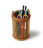 (1Pc) Brown Bamboo Handmade Indoor/Outdoor D cor Tea Light Holder