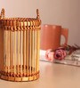 (1Pc) Brown Bamboo Handmade Indoor/Outdoor D cor Tea Light Holder