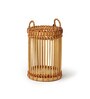 (1Pc) Brown Bamboo Handmade Indoor/Outdoor D cor Tea Light Holder