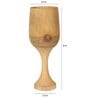 Beige Bamboo HandCrafted (Set of 2) Wine Glasses
