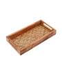 Bambusa Brown Wood Serving Tray