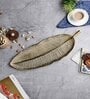 Banana Leaf Gold Aluminium 20inch Appetizer Platter