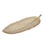 Banana Leaf Gold Aluminium 20inch Appetizer Platter