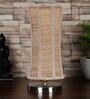 Band Bamboo Table Lamp with Steel Base