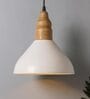 Bangor White Metal Hanging Light