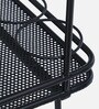 Iha Metal Bar Trolley In Black Colour