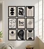 Minimalist Wall Art Framed Set of 9