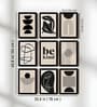 Minimalist Wall Art Framed Set of 9