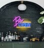 Bar Open  (W 17 x H 10) Acyrlic & Silicone LED Neon Light (Warm White & Yellow)