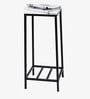 Metal Bar Stool in Black Colour