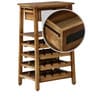 Captain Solid Wood Bar Cabinet