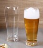 Bar Tall Beer Drinking Glass Set, 560 ML Set Of 2Pcs, Tranparent, Non Lead Crystal