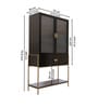 Bar Unit In Black Finish