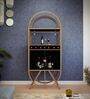 Bar Unit In Golden And Black Finish