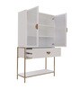 Bar Unit In White Finish