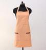 Barbecue Orange Cotton Apron